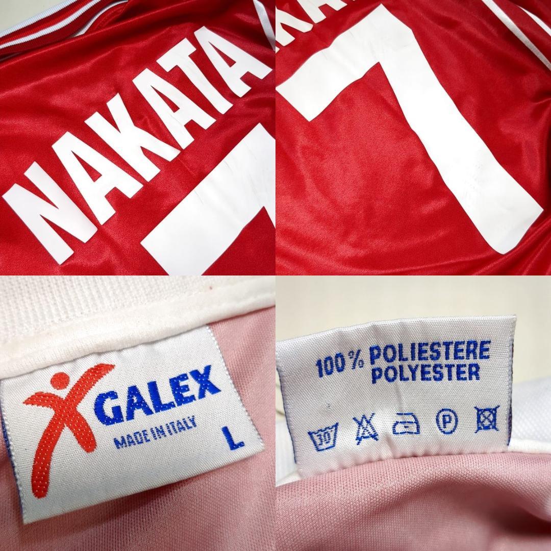 中田英寿 ペルージャ 98-99 レプリカユニフォーム L ギャレックス #7