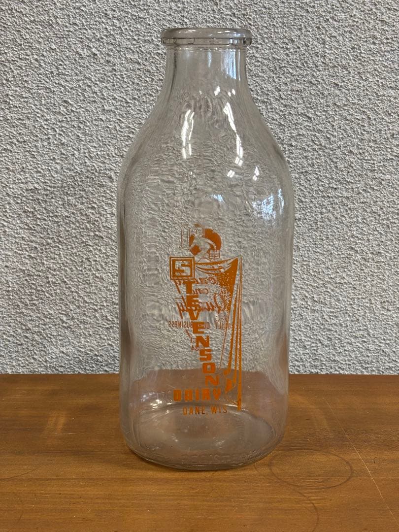 アンティーク ミルクボトル Stevenson Dairy Dane レア
