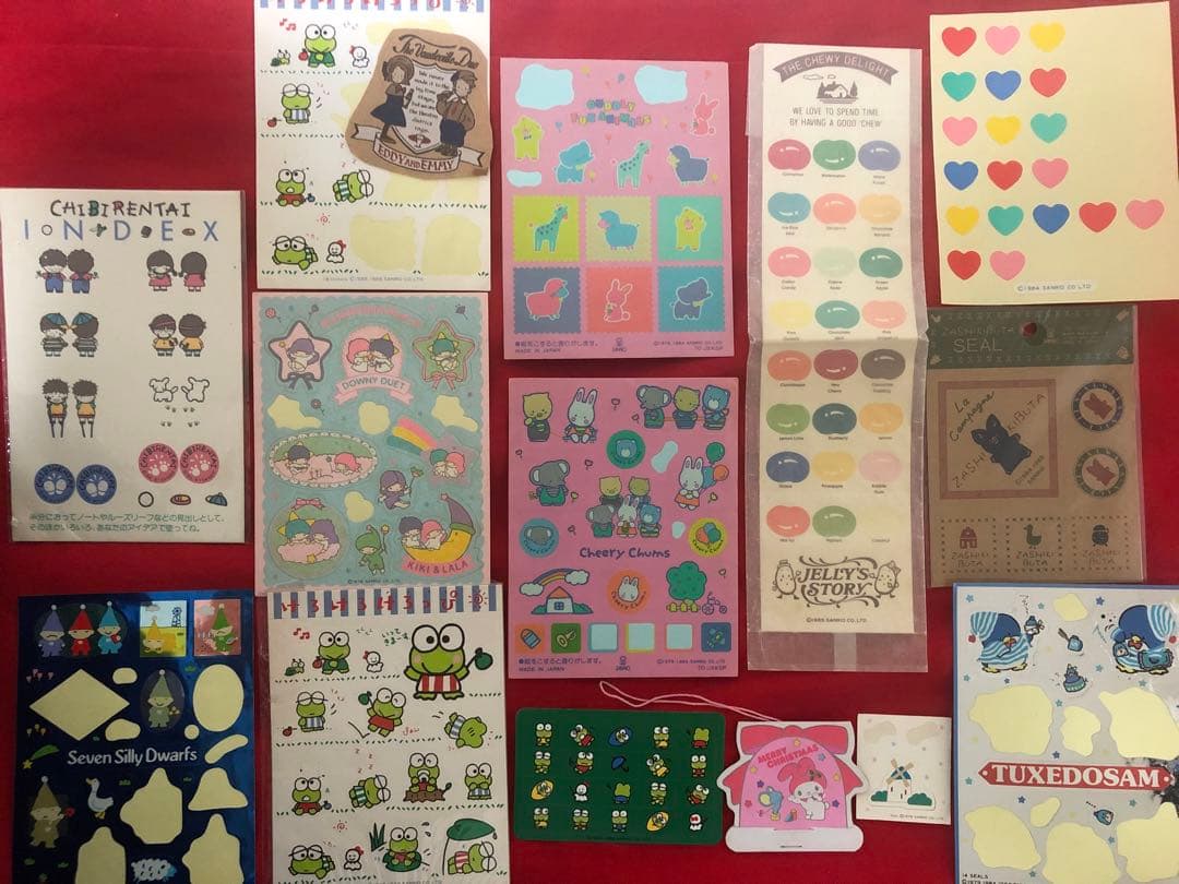 の*ん様 【美品】 サンリオ Sanrio シール まとめ売り 昭和レトロ 激レ