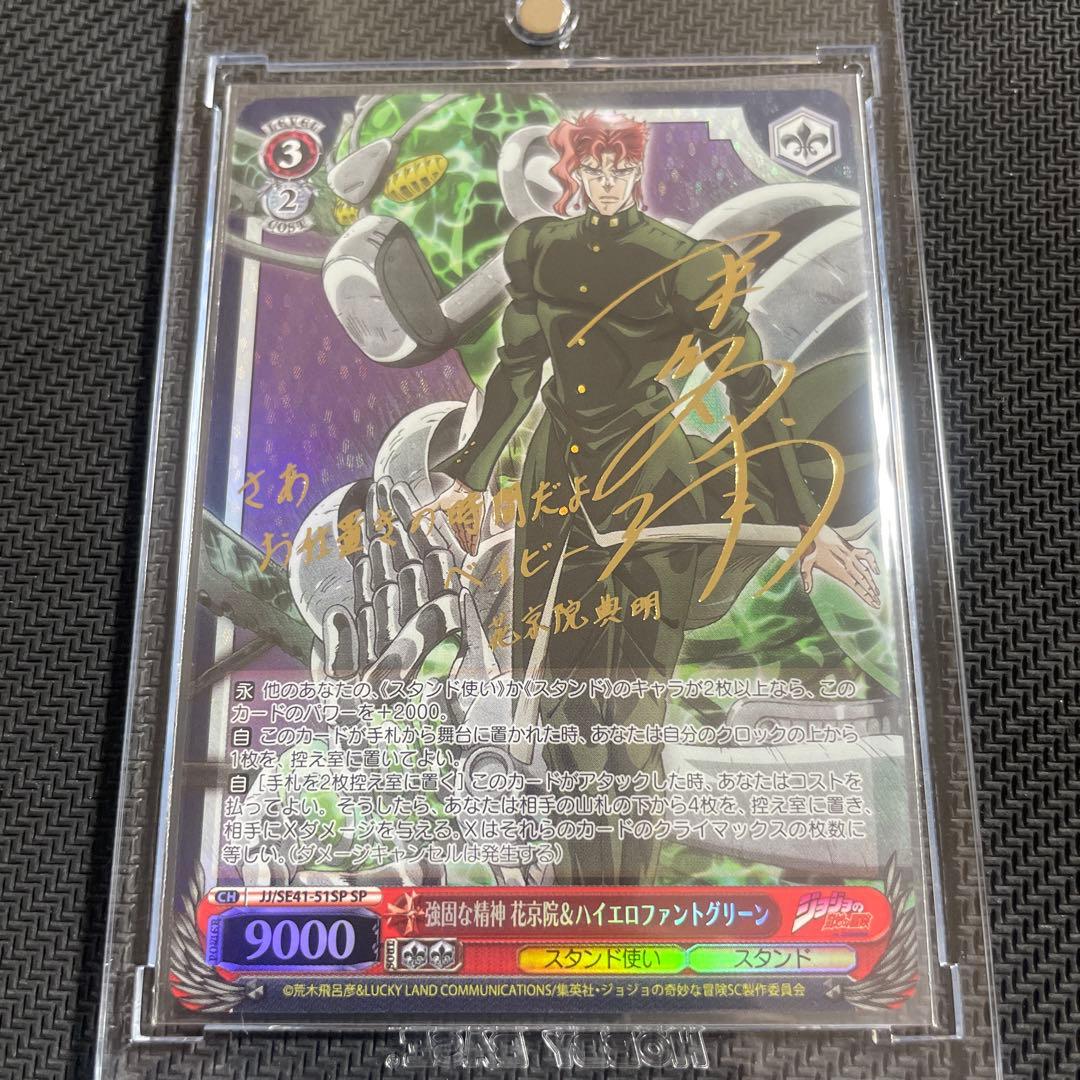 ジョジョ ヴァイス 3部 空条承太郎 花京院典明 ポルナレフ サイン SP