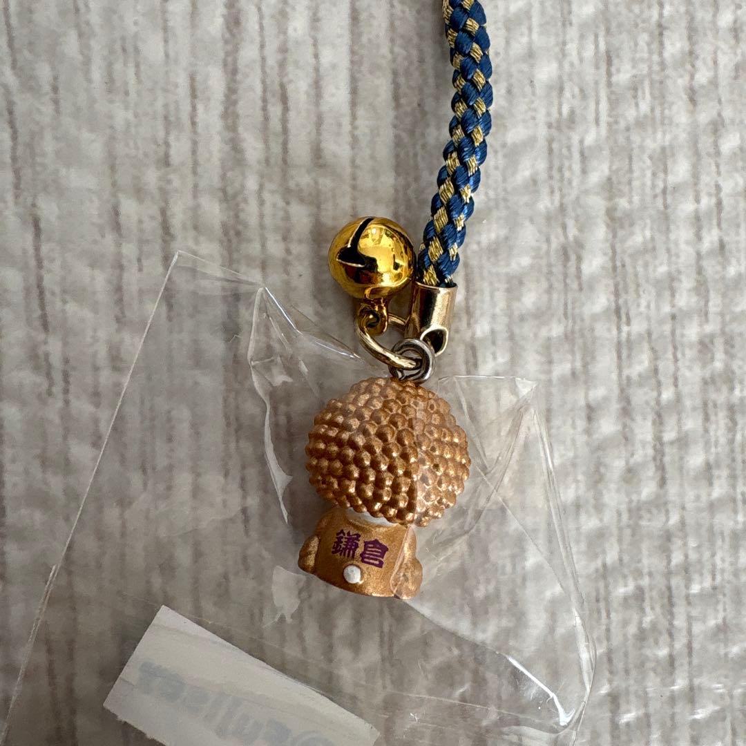 ご当地キティ　鎌倉大仏　ストラップ　根付け　ハローキティ