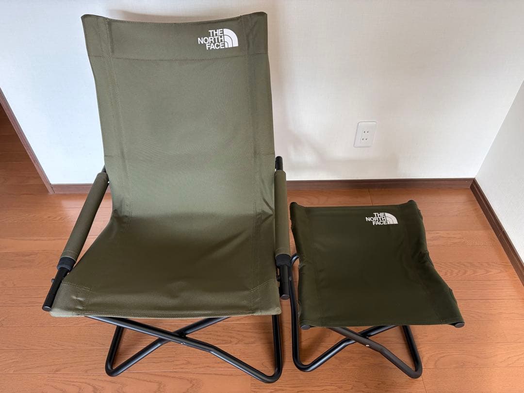 ノースフェイス　キャンプチェアとスツール