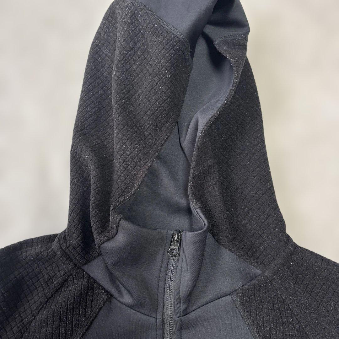 【Admiral 】アドミラル フード付きジャージ 冬用 ブラック 上下セットL