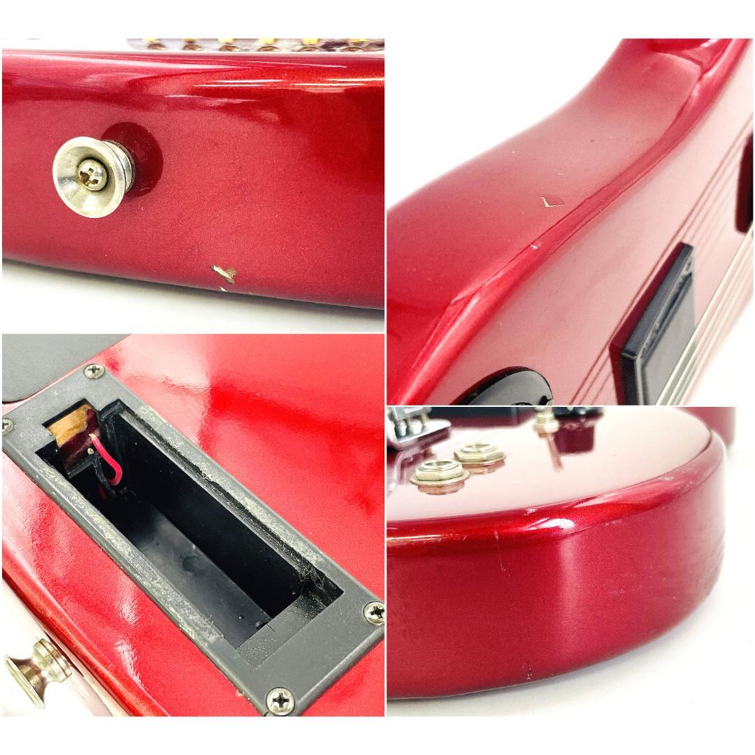 michael アンプ内蔵 ミニエレキギター スピーカー搭載【整備品】