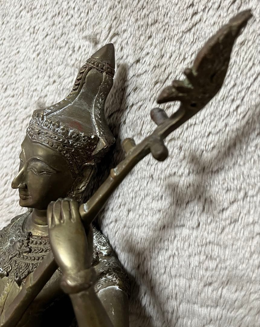 タイ仏像 Gandharva 古銅鍍金仏 ガンダルヴァ