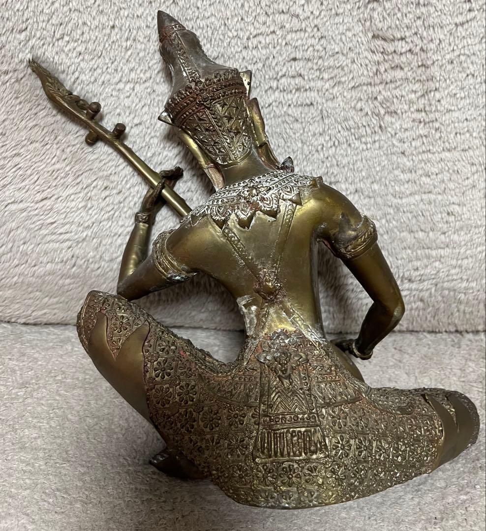 タイ仏像 Gandharva 古銅鍍金仏 ガンダルヴァ