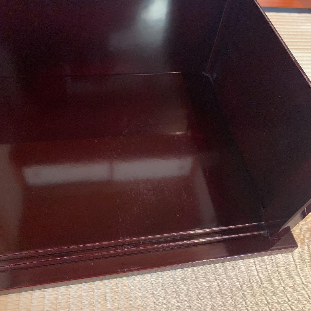 【茶道具】紹鴎棚　溜塗　宗水作