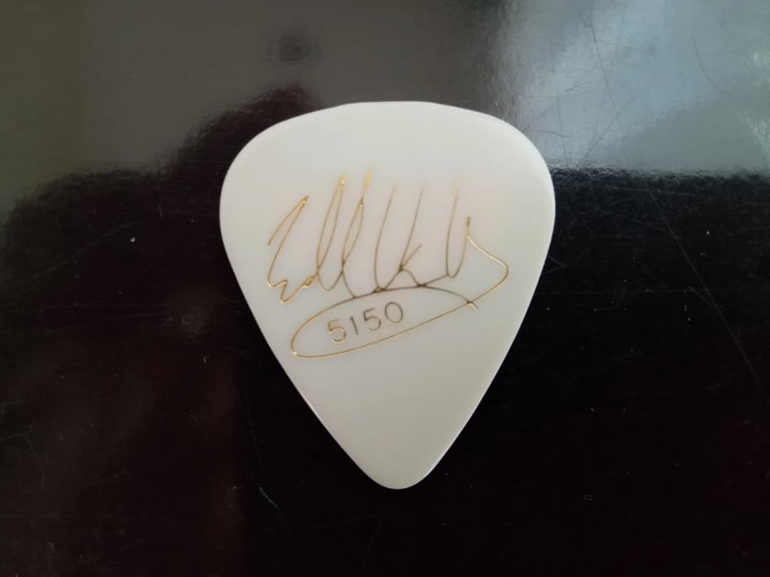 1989年 Van Halenツアープログラム+Eddyのギターピック＋半券