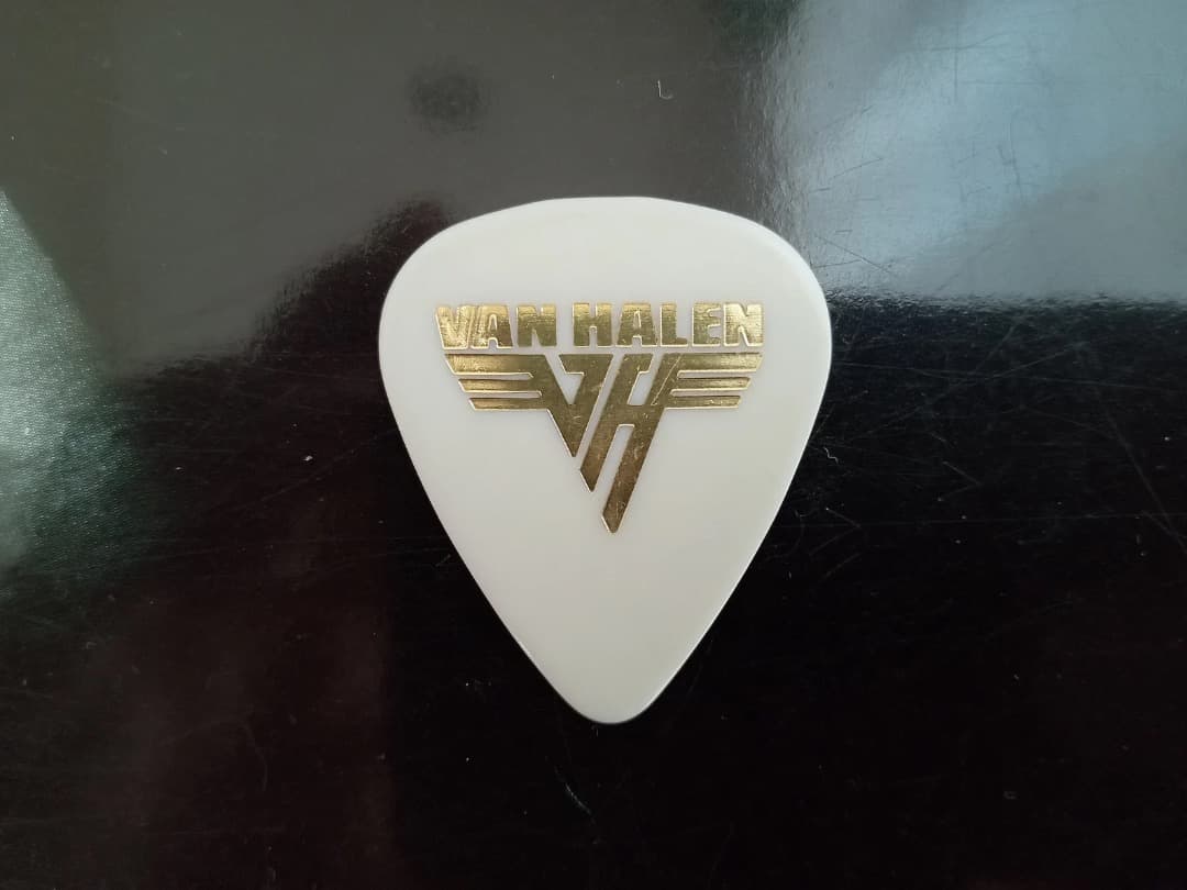 1989年 Van Halenツアープログラム+Eddyのギターピック＋半券