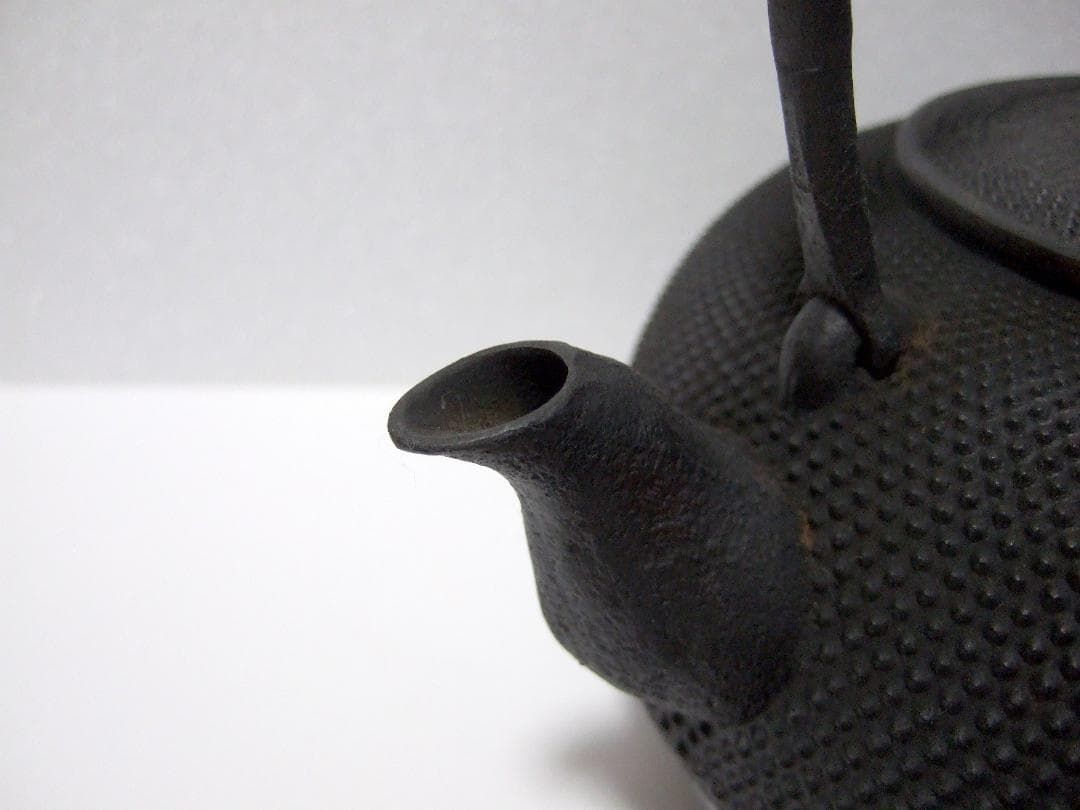 【未使用】南部鉄器 鉄瓶 あられ