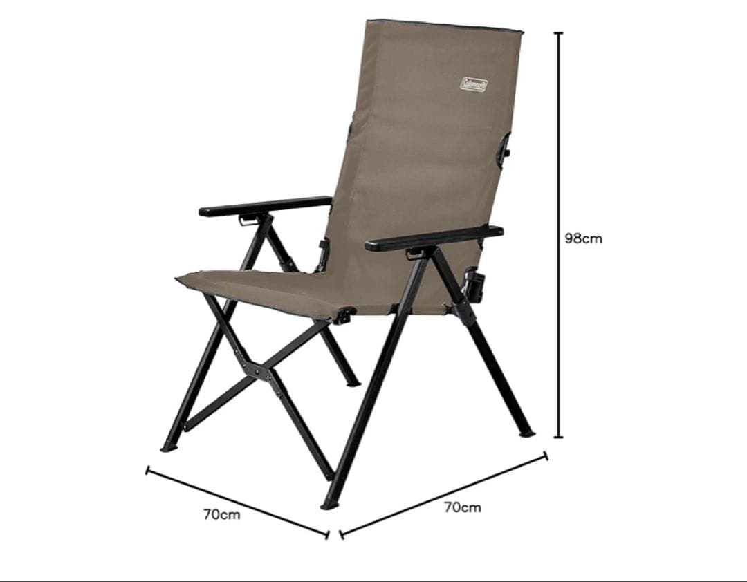 コールマン Coleman ハイバックチェア リクライニングチェア 収納バッグ付