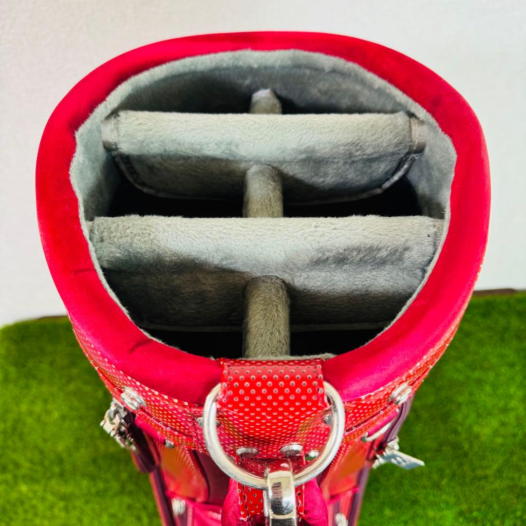 【人気カラー】winwin style キャディバッグ 赤