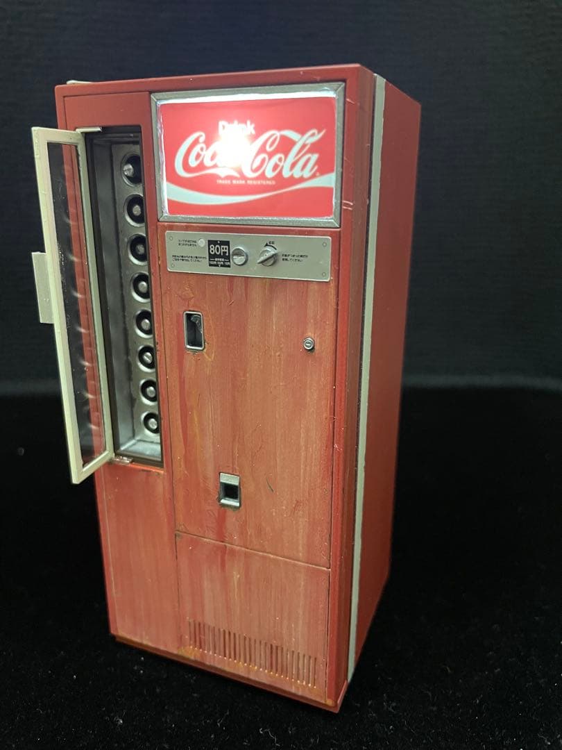 1/12スケール 瓶ジュース 　コーラ　レトロ自販機 　完成品