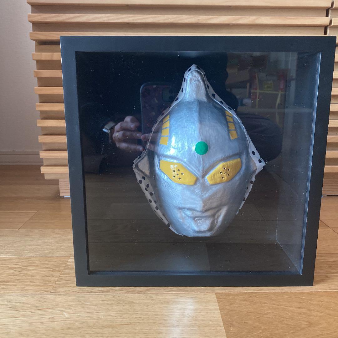 ウルトラマン　額装　お面　三春張子のお面