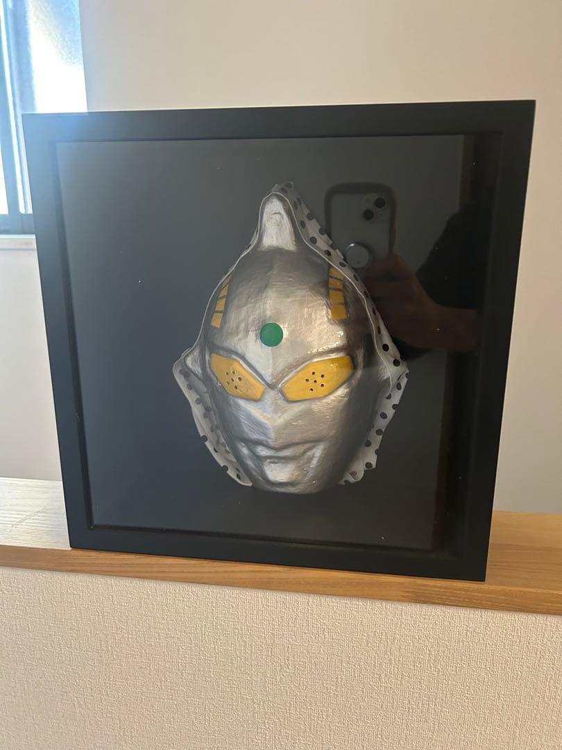 ウルトラマン　額装　お面　三春張子のお面