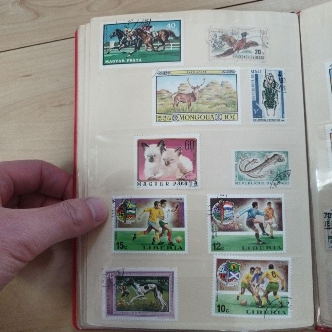 【当時物】現品限り　昭和レトロ　使用済切手　レア　希少　海外　200枚セット