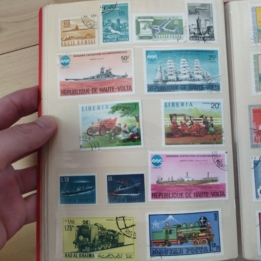 【当時物】現品限り　昭和レトロ　使用済切手　レア　希少　海外　200枚セット