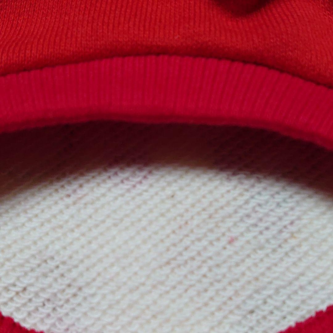 犬服 3S わんこの普段着　レトロな小鳥　赤