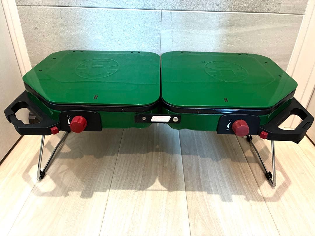 【極美品】コールマン フォールディングLPツーバーナーストーブ