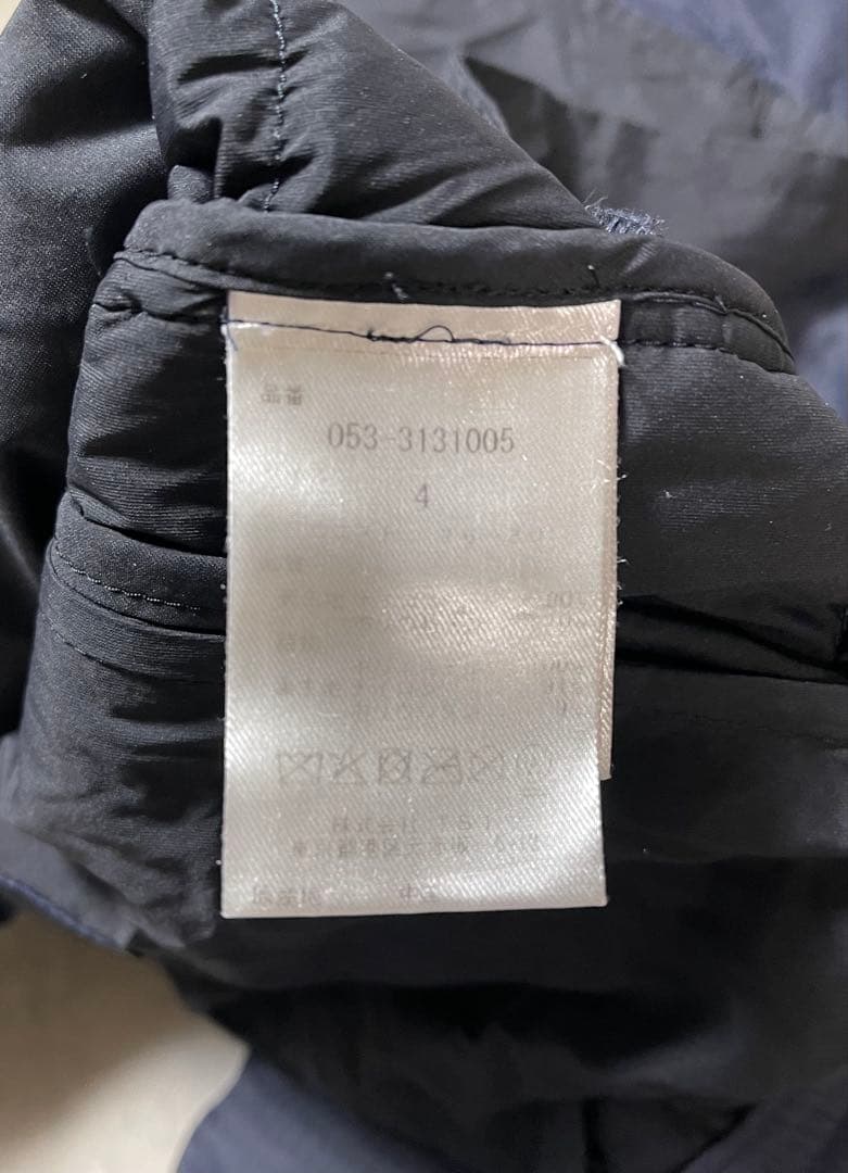 PEARLY GATES ダウンパンツ ネイビー サイズＭ(4)