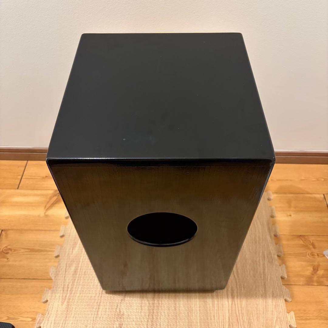 友澤木工Cajon ナチュラル・黒ツートンカラー　tca-2