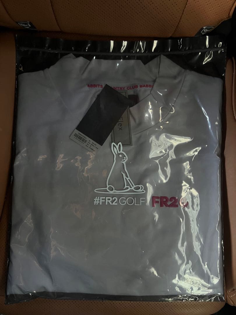 新品 FR2GOLF 表参道 限定 ペイズリー モックネック Tシャツ XL 白