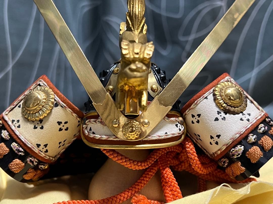 甲冑師 加藤一冑 長鍬形獅子前立兜 源頼朝 戦国武将 兜 置物