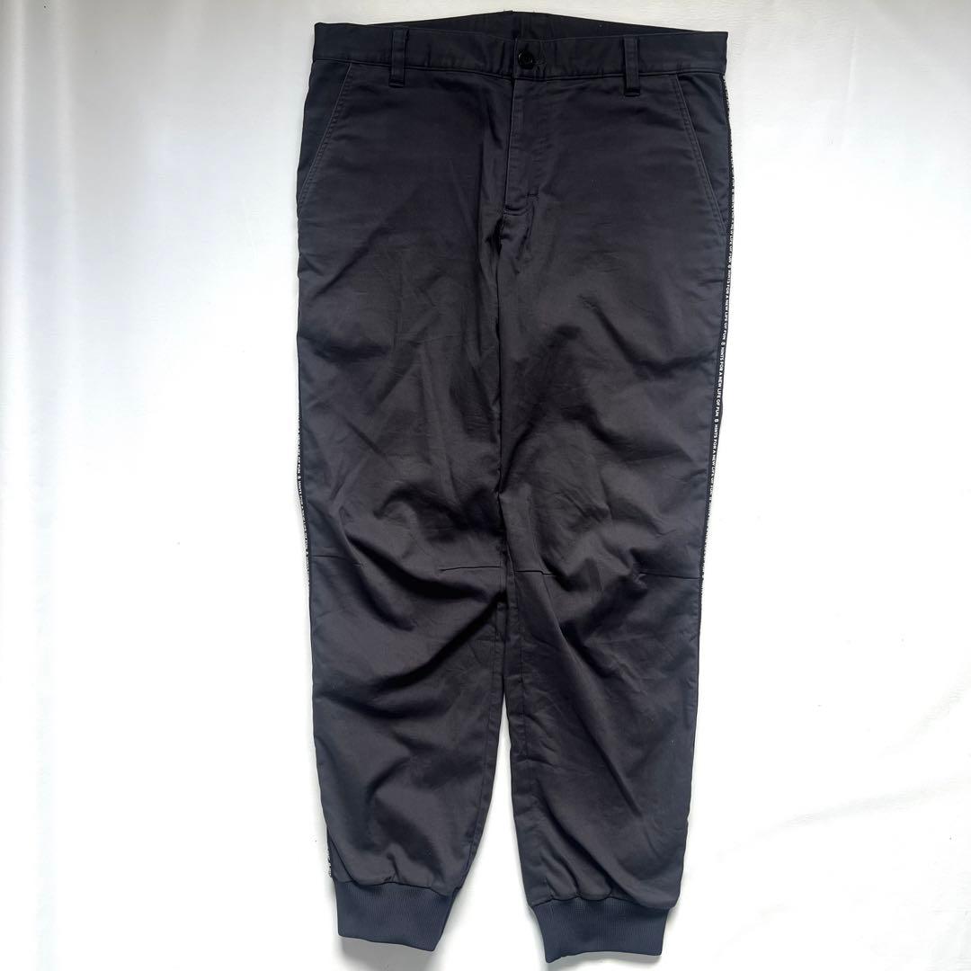 8YARDS ハチヤーズ　メンズ　ゴルフパンツ　オールシーズン用　L ロゴ　黒