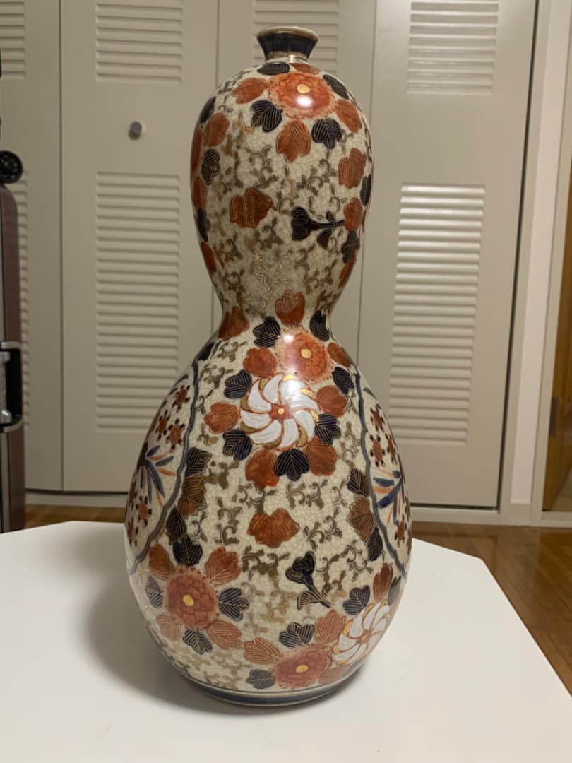 中国美術　伊万里焼の陶器／銘あり伊万里 明治　古玩 年代品　骨董　稀少