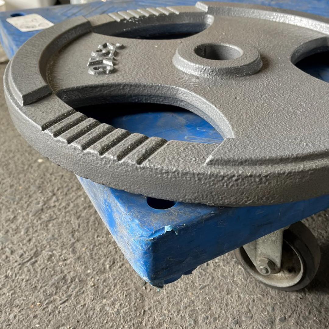 50mm 3グリップアイアンプレート　25㎏4枚 　計100㎏