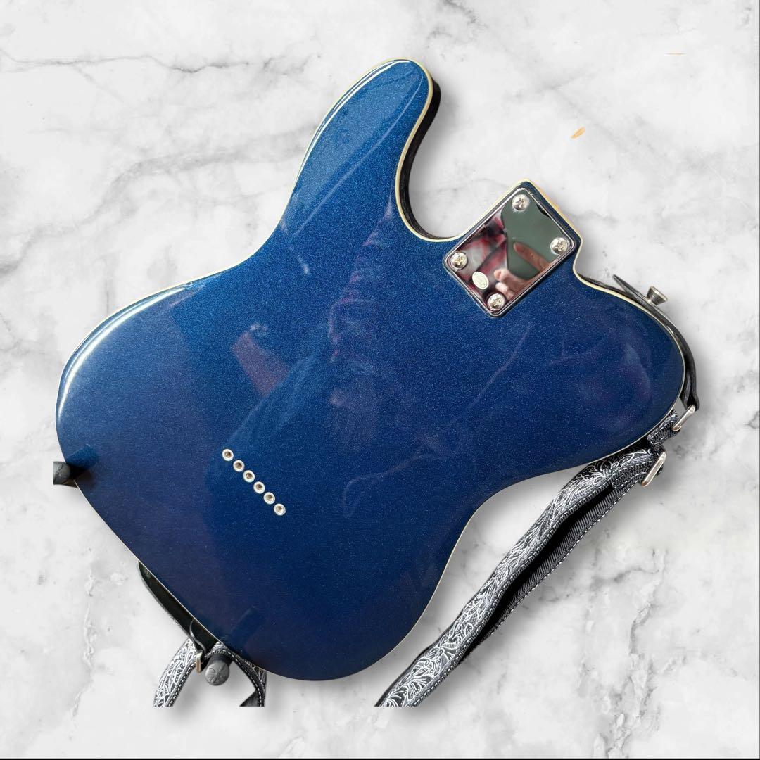 【美品】Bacchus テレキャスター ダブル バインディング　濃紺