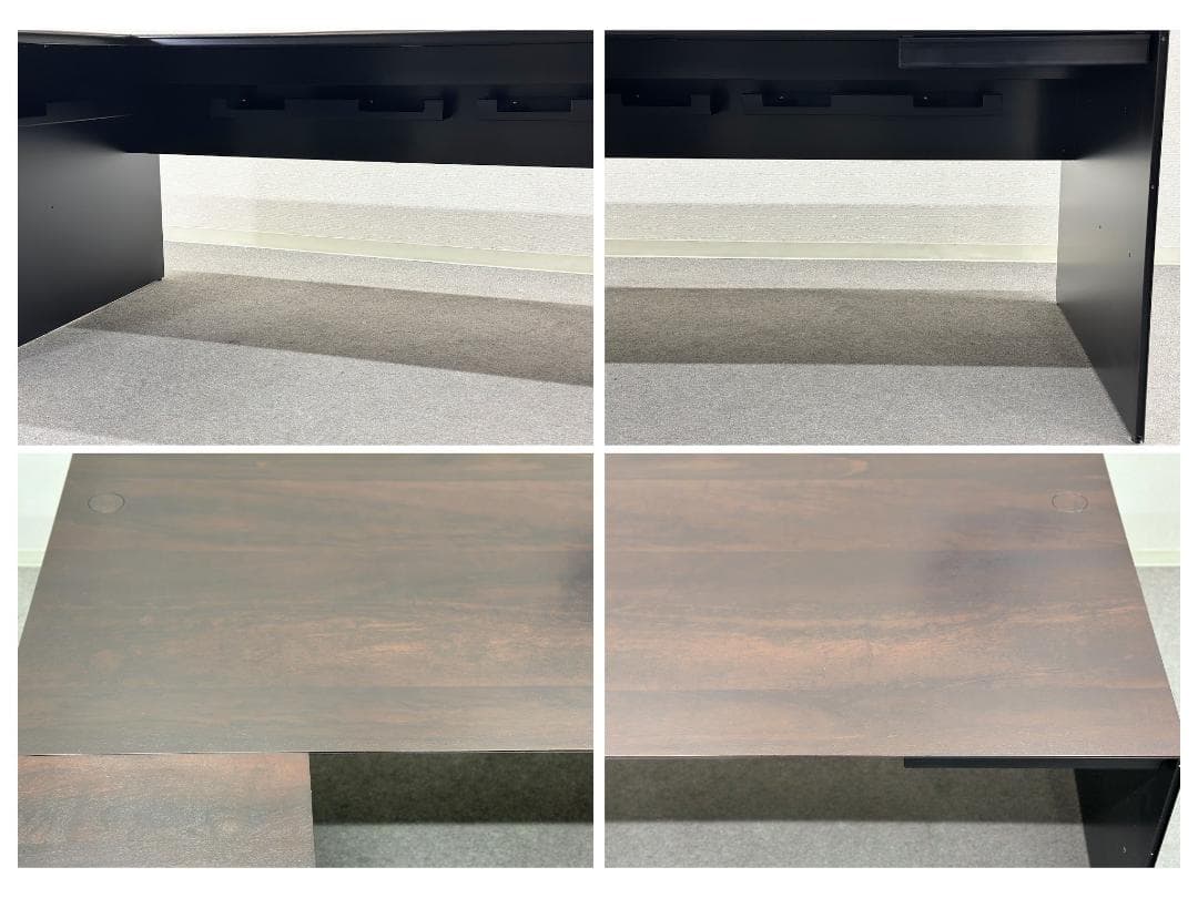 カッシーナ・イクスシー■エアーフレーム　L型エグゼクティブデスク　左サイドデスク