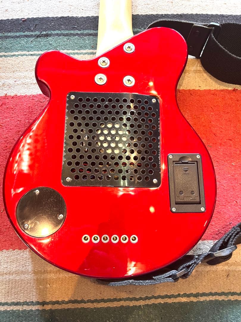 Pignose エレキギター レッド　新品弦張り替え済み　ケース付き