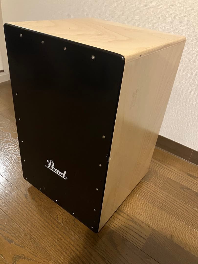 Pearl 木製カホン ナチュラル/ブラック