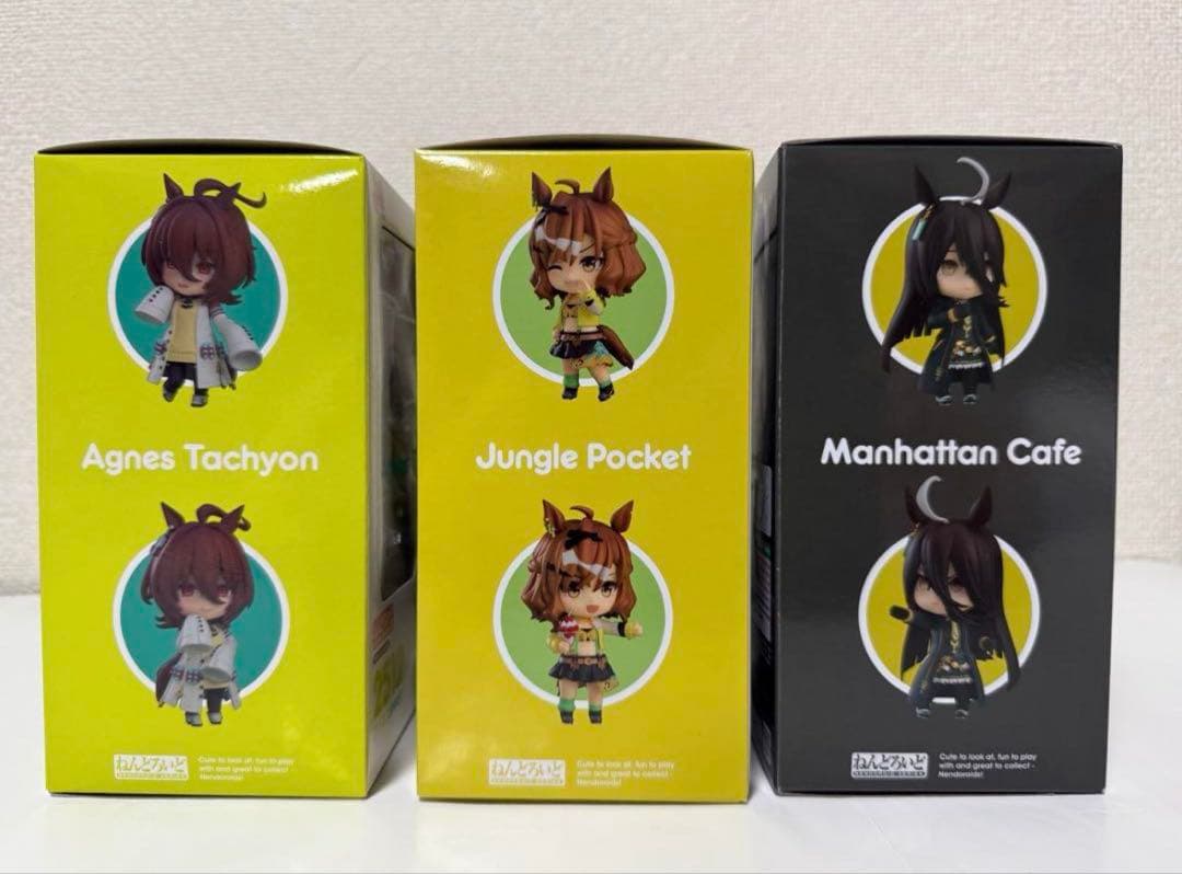 ねんどろいど ウマ娘 アグネスタキオン ジャングルポケット マンハッタンカフェ