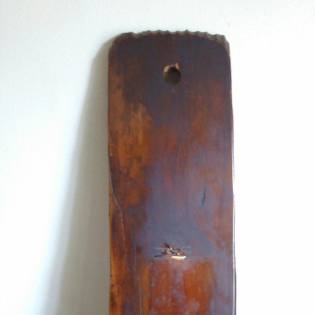 縞黒檀 掛け物 花飾り 神棚 年代物 木材 インドネシア 希少品