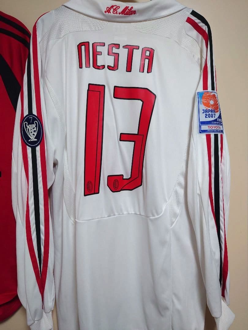 adidas ACミラン　ユニフォーム　07-08 ネスタ 2XO希少長袖