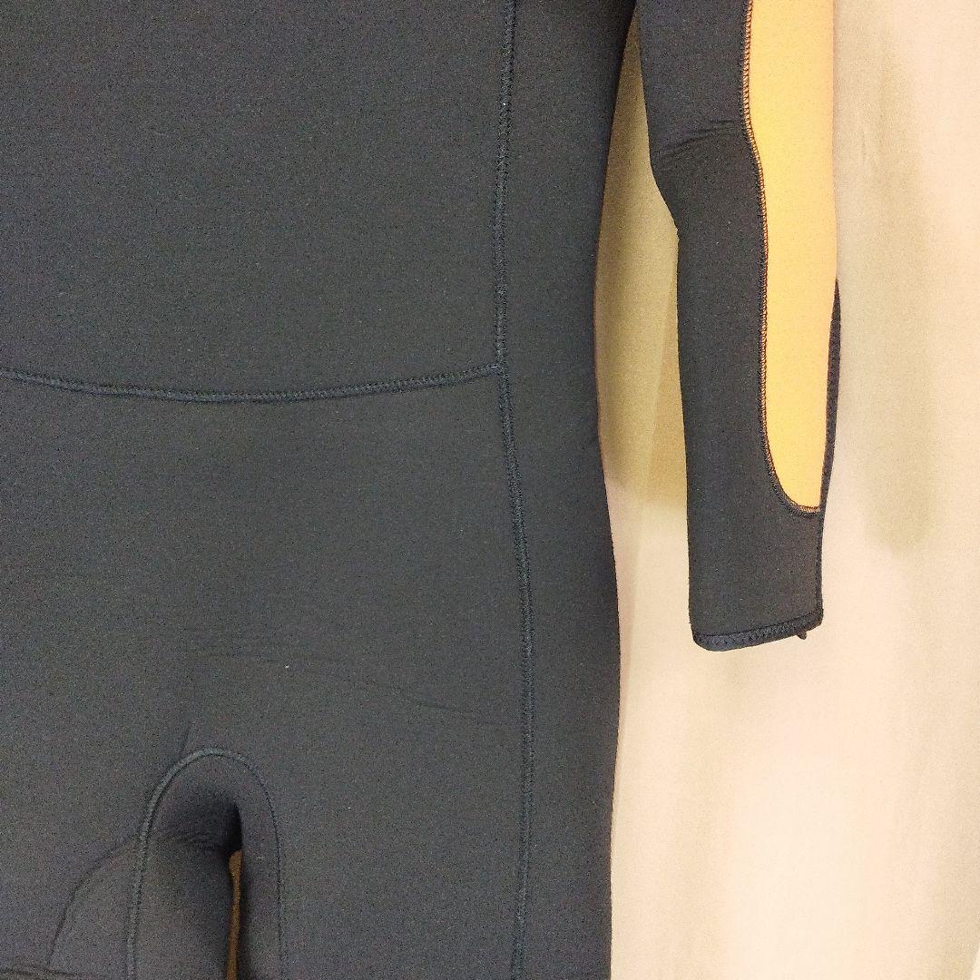 極美品　GULL ウエットスーツ サイズMLW 黒/オレンジ