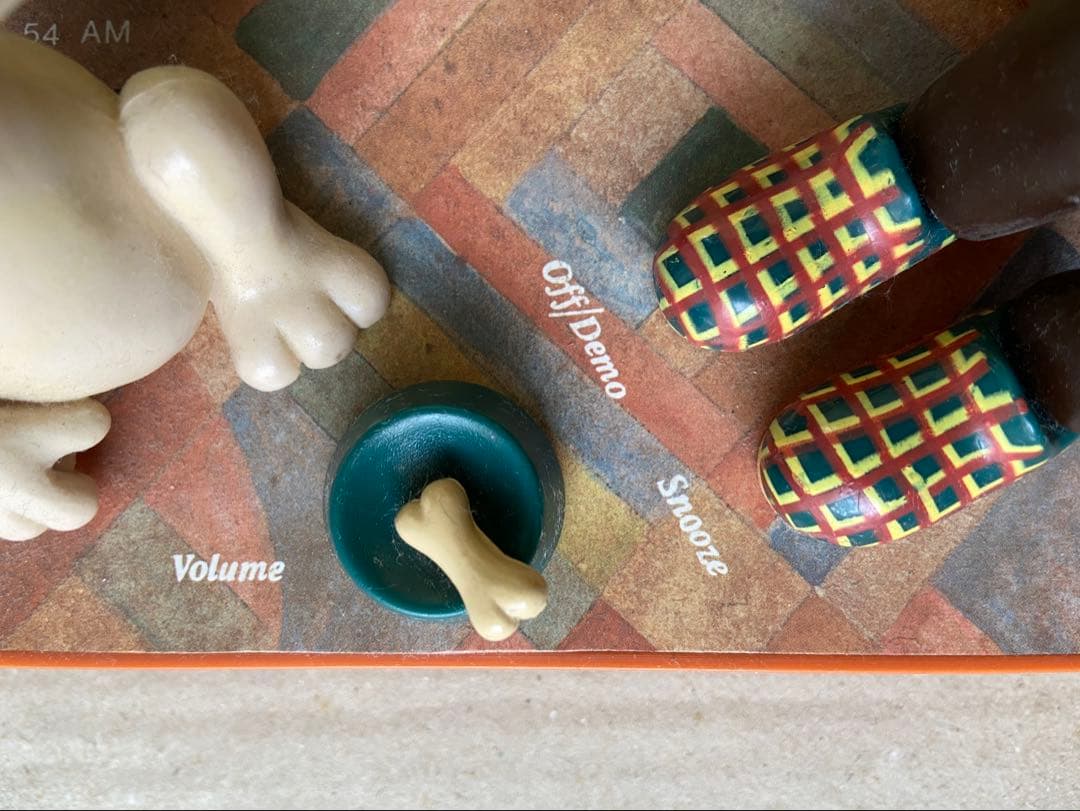 【ウォレスとグルミット】ラジオ付トーキングアラームクロック【英国ビンテージトイ】