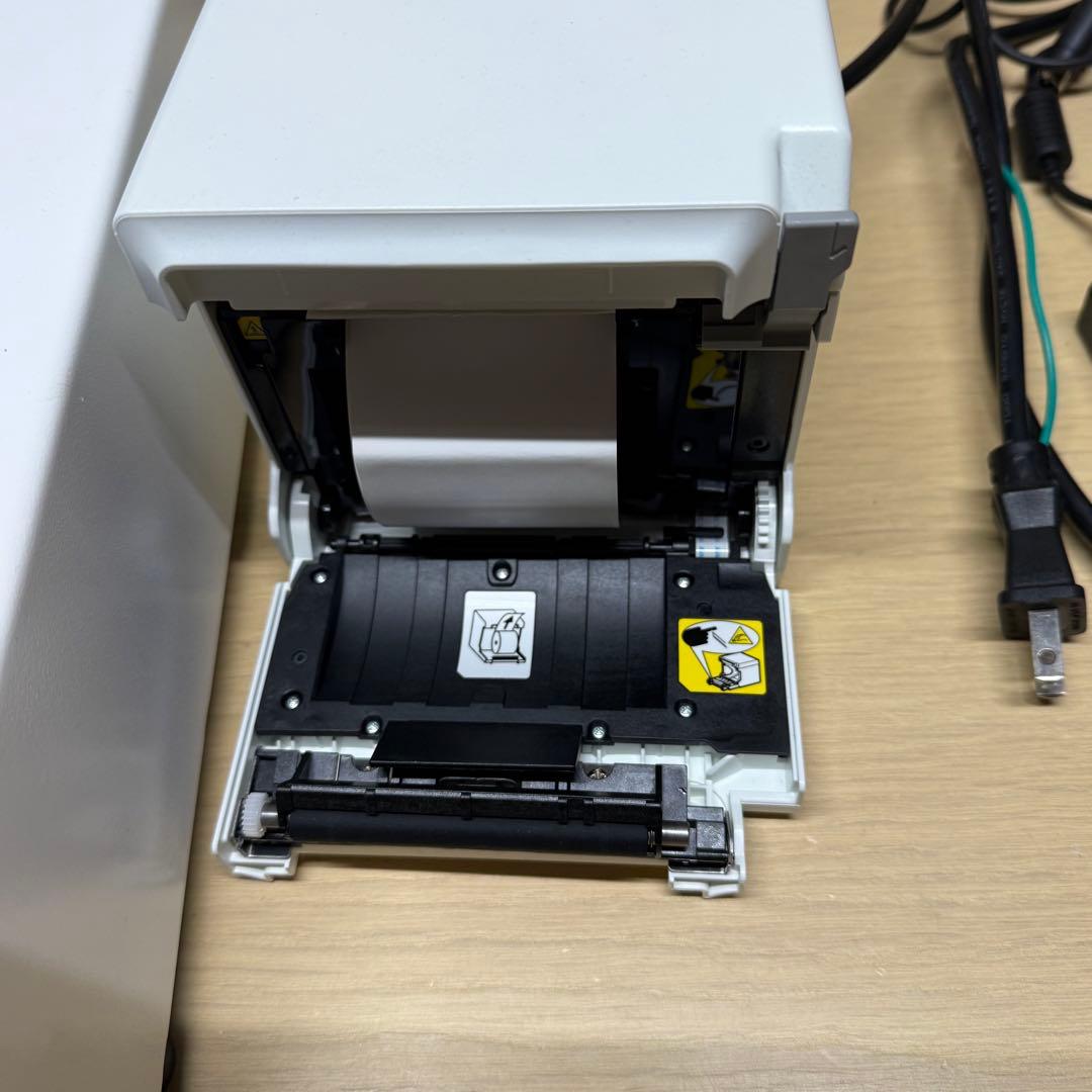 SII レシートプリンター ホワイト 付属品付き