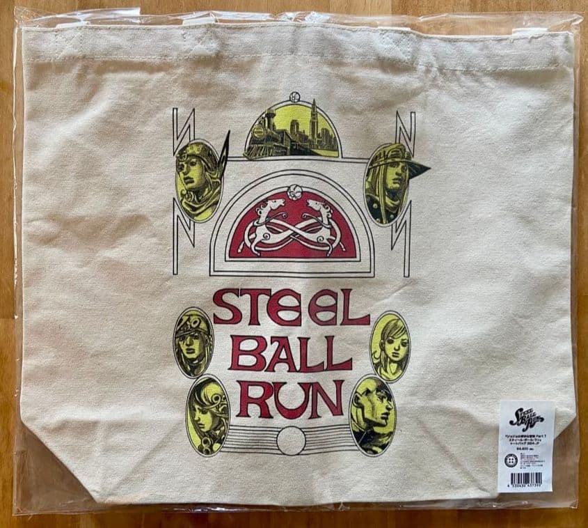 ジョジョの奇妙な冒険　第7部　スティールボールラン　トートバッグ