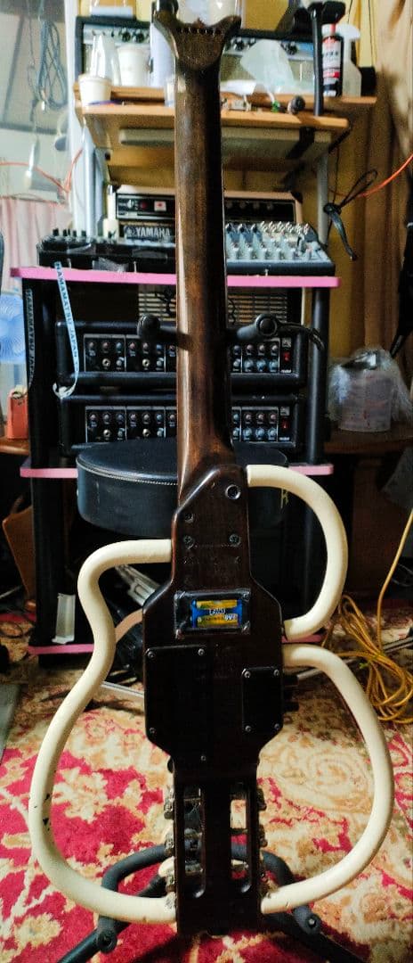 アリア.シンソニード.6弦エレキギター ダークブラウン