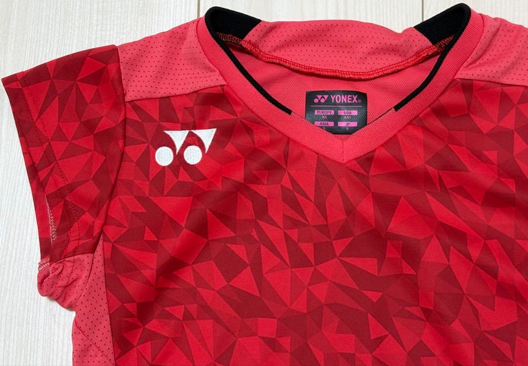 ヨネックス ゲームシャツ 赤 超希少