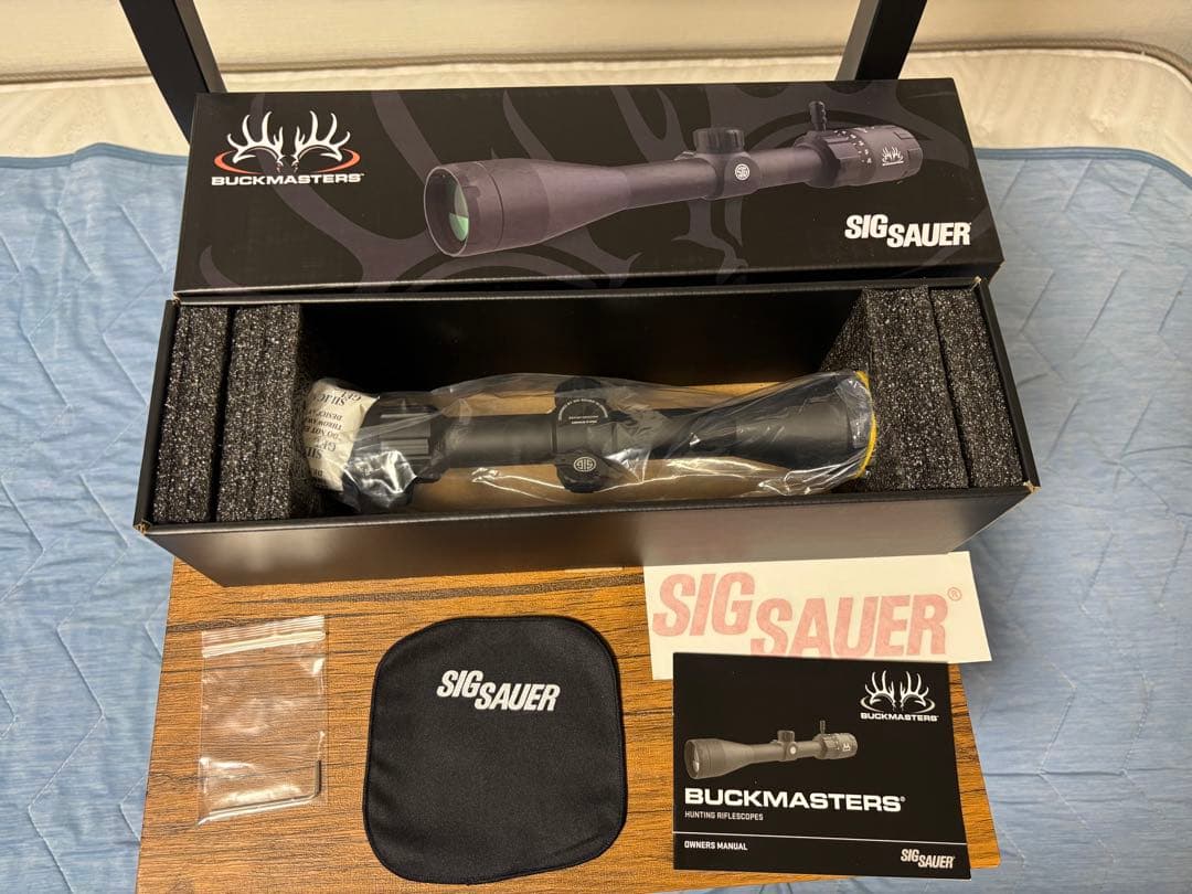 実物 SIG SAUER バックマスターズ 3-12x44 BDC スコープ