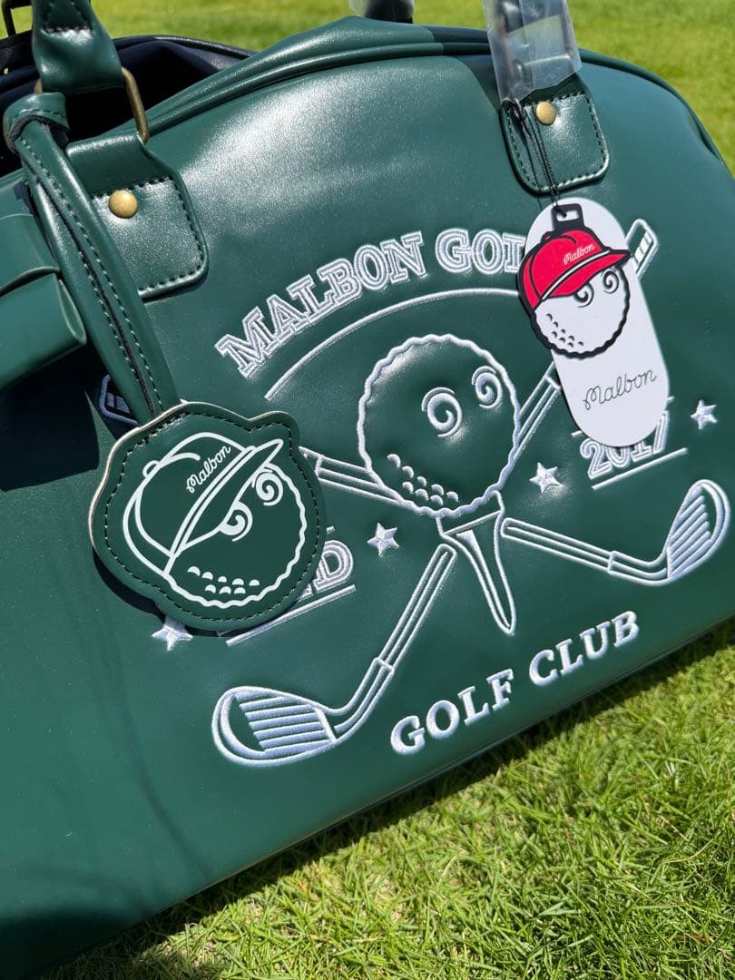 即日発送　ゴルフバッグキャディバッグ マルボンゴルフ ボストンバッグ 緑