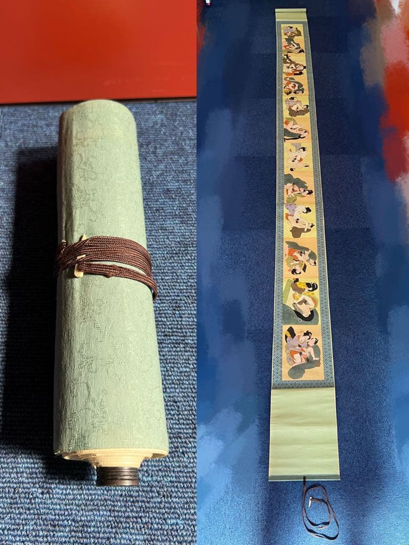 1228  骨董　古美術　春画　巻物　希少　時代物