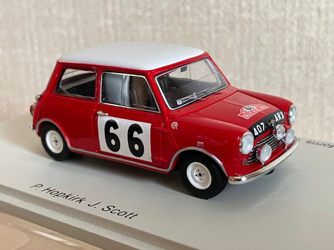 スパーク 1/43 モーリス クーパー #66 モンテカルロラリー 1963