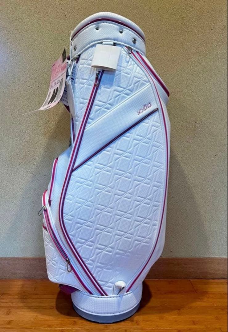 XXIO ゴルフバッグ ホワイト/ピンク　ゼクシオ