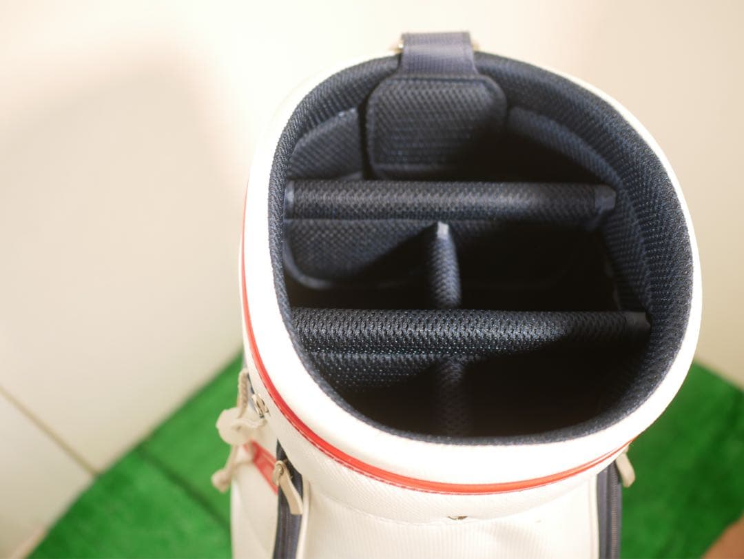 t*5様 Callaway ゴルフバッグ ホワイト レッド ブルー　トリコロール