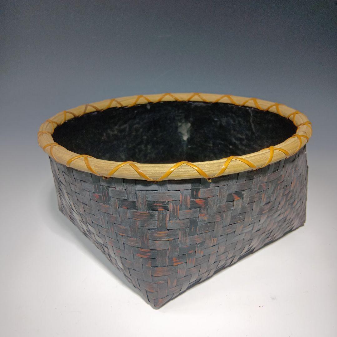 値下げ茶道具　竹製　炭籠　2個おまとめ